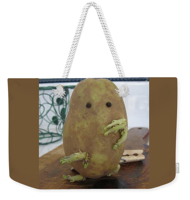 Potato Weekender Tote Bag featuring the photograph Potato Man by Samantha Geernaert