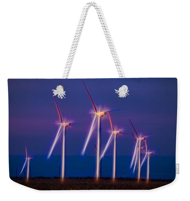 Digital Alteration Weekender Tote Bag featuring the photograph Power Paused by Albert Seger