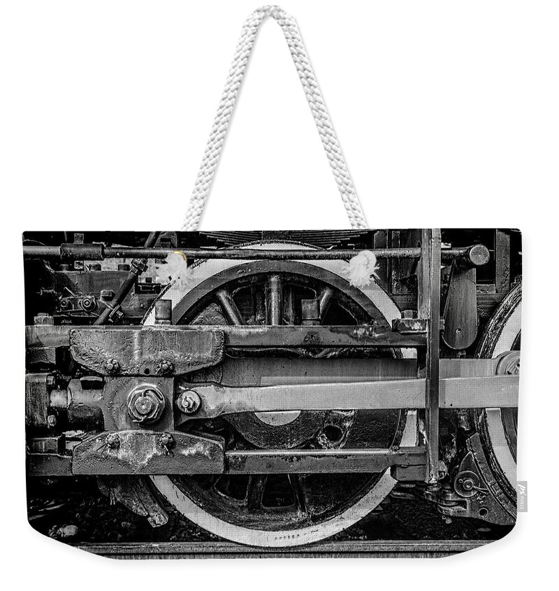 Steam Weekender Tote Bag featuring the photograph Power Stroke by Ken Smith