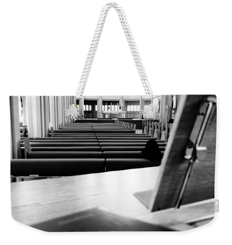 Inside Weekender Tote Bag featuring the photograph Praying and Hoping by Jasna Buncic