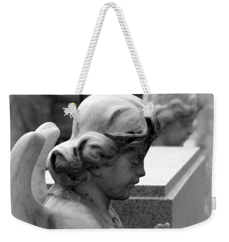 Praying Angels Weekender Tote Bag featuring the photograph Praying Angels by Beth Vincent