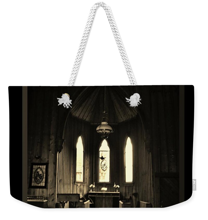 Praying For It Weekender Tote Bag featuring the photograph Praying for it by Barbara St Jean