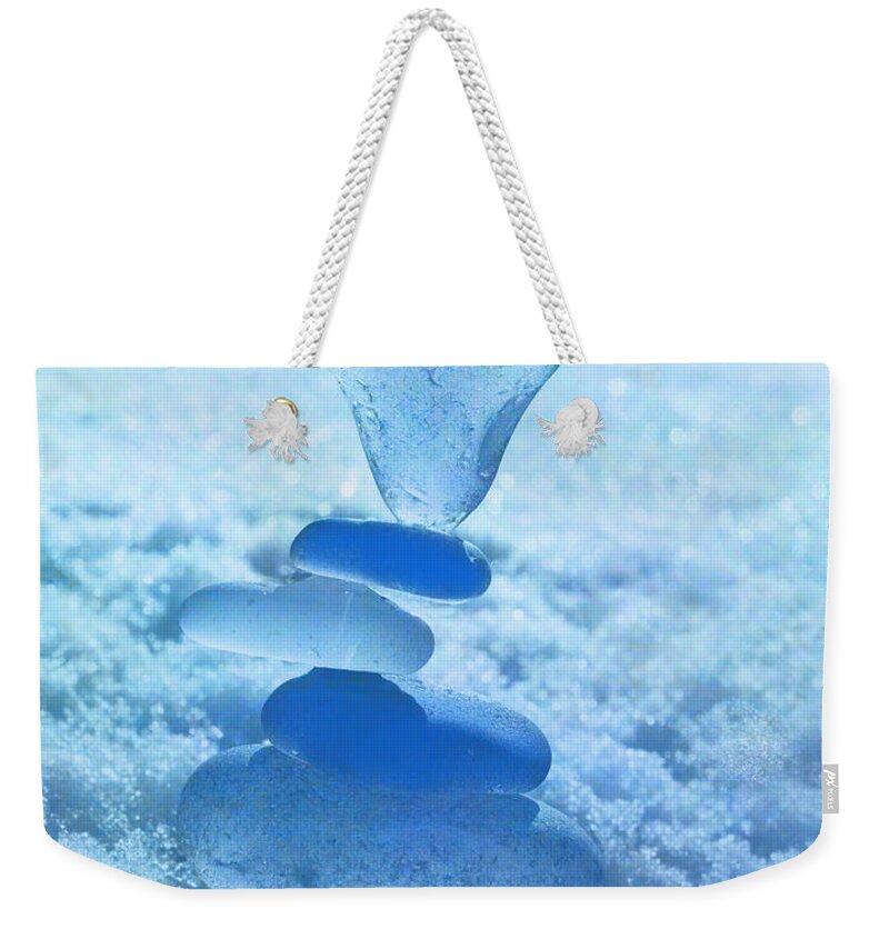 Heart Weekender Tote Bag featuring the photograph Precarious Heart by Barbara McMahon