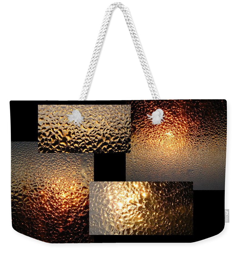 Dew Drops Weekender Tote Bag featuring the photograph Precious Light Two by Joyce Dickens