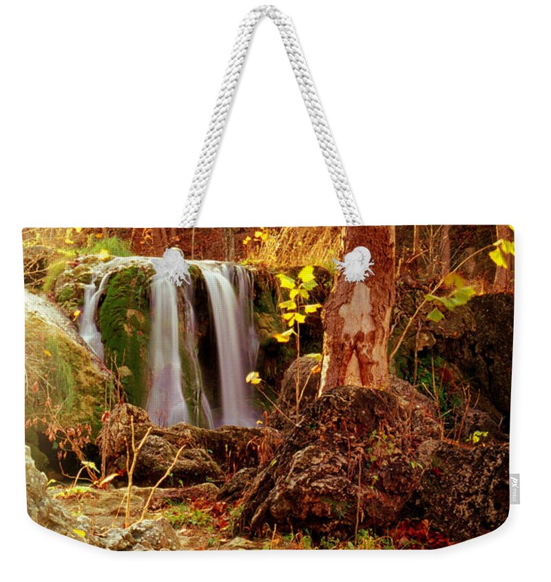 Oklahoma Weekender Tote Bag featuring the photograph Price Falls 2 of 5 by Jason Politte