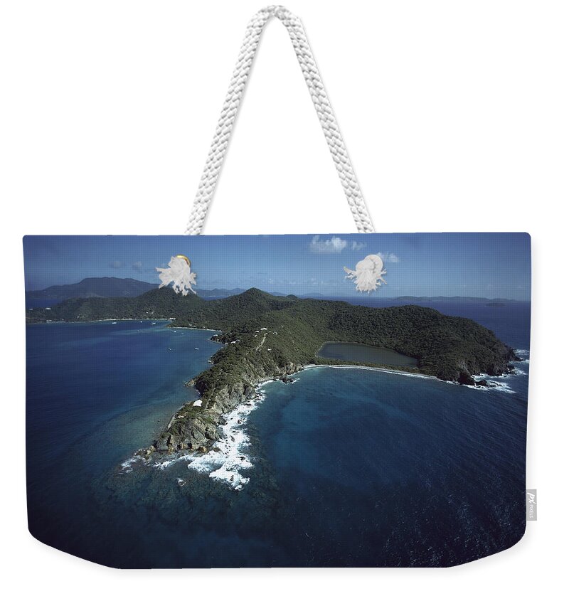 Feb0514 Weekender Tote Bag featuring the photograph Privateer Point Us Virgin Islands by Gerry Ellis