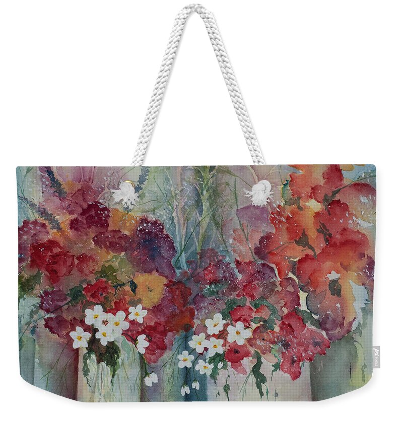 Artwork Weekender Tote Bag featuring the painting Profusion by Lee Beuther