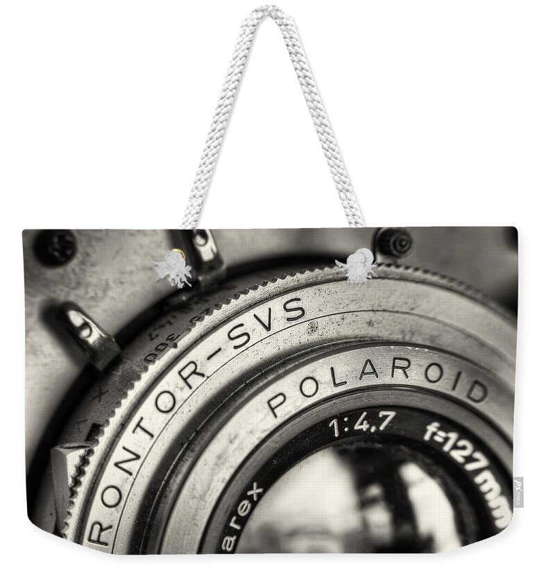 Lens Weekender Tote Bag featuring the photograph Prontor SVS by Scott Norris