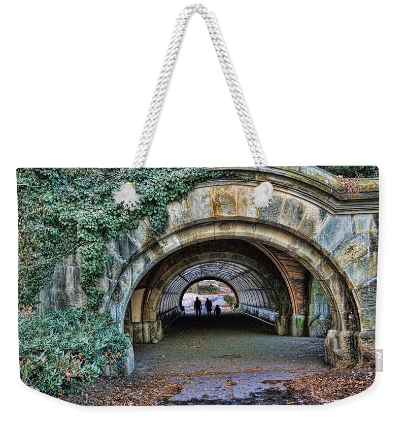 'brooklyn Weekender Tote Bag featuring the photograph Prospect Park Passage - Brooklyn by Jeffrey Friedkin