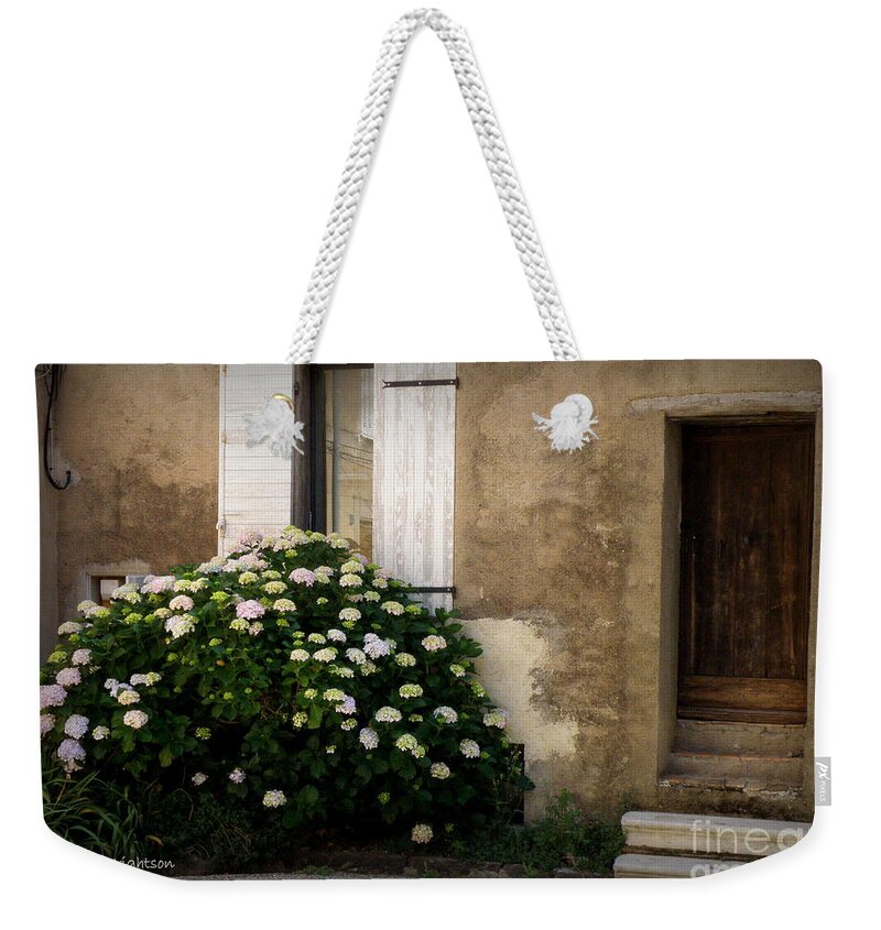 Doors And Windows Weekender Tote Bag featuring the photograph Provence House by Lainie Wrightson