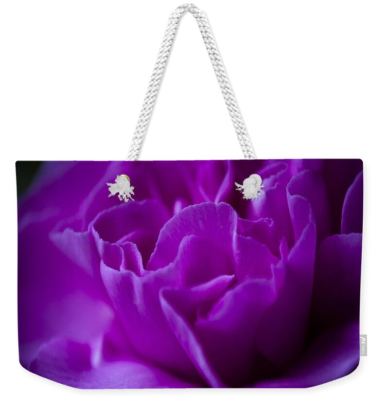 Wall Art Weekender Tote Bag featuring the photograph Purple Beauty by Ron Roberts