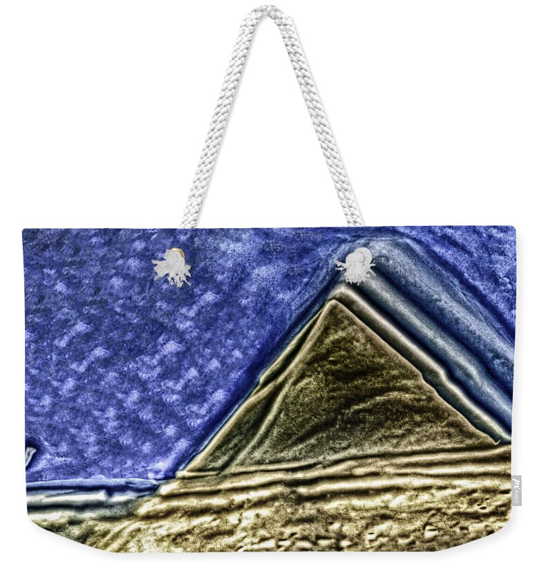 Pyramid Weekender Tote Bag featuring the photograph Pyramid and Camel by Eye Olating Images