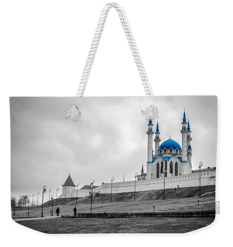 Islam Weekender Tote Bag featuring the photograph Qolsharif mosque by Alexey Stiop