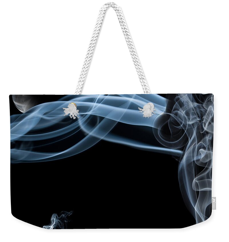 Smoke Weekender Tote Bag featuring the photograph Quiet Night Smoke Photography by Sabine Jacobs