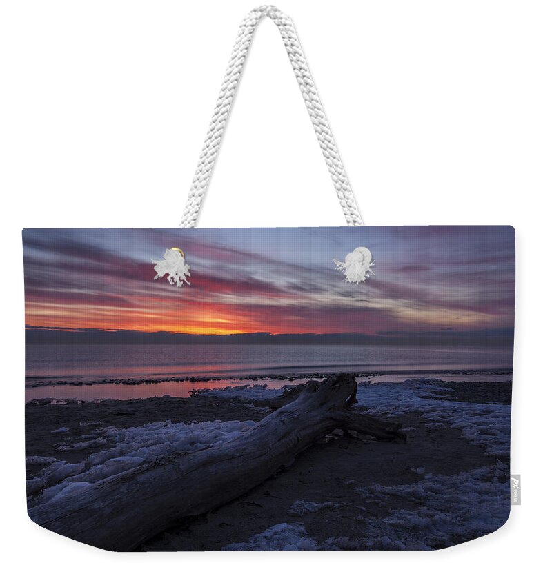 Www.cjschmit.com Weekender Tote Bag featuring the photograph Radiant Rise by CJ Schmit