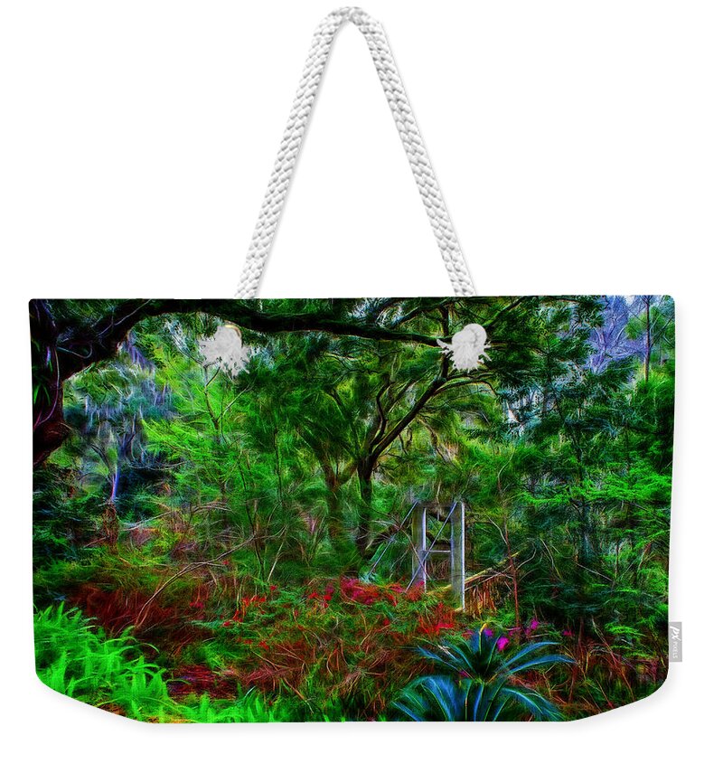 Flower Weekender Tote Bag featuring the photograph Ravine Gardens by John M Bailey