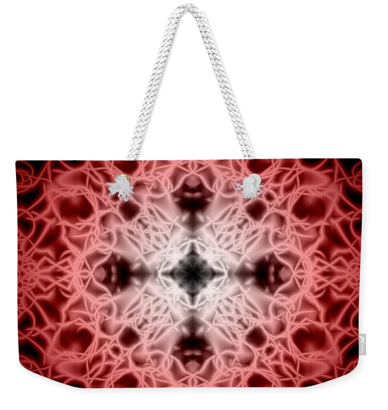 3scape Photos Weekender Tote Bag featuring the digital art Red by Adam Romanowicz