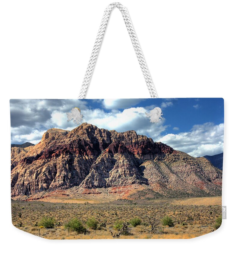 Rock Weekender Tote Bag featuring the photograph Red Rock by Andrea Platt