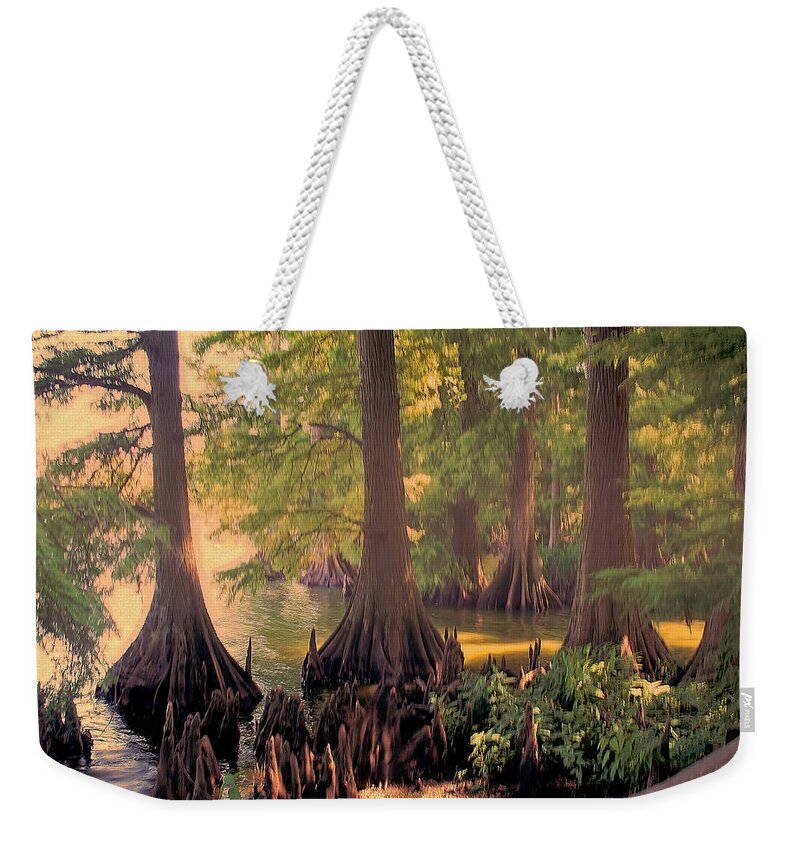 Lake Weekender Tote Bag featuring the photograph Reelfoot Lake at Sunset by Bonnie Willis