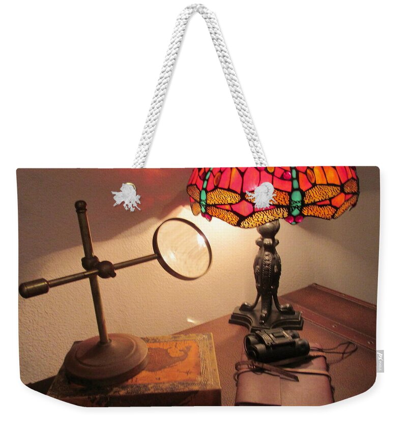Old Weekender Tote Bag featuring the photograph Reflections Of An Earlier Time by Ashley Goforth