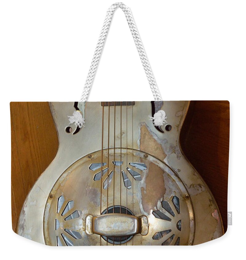 Resonator Weekender Tote Bag featuring the photograph Resonator by Alys Caviness-Gober