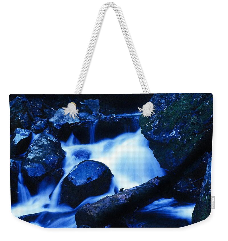 Fine Art Weekender Tote Bag featuring the photograph Rhapsody In Blue by Rodney Lee Williams