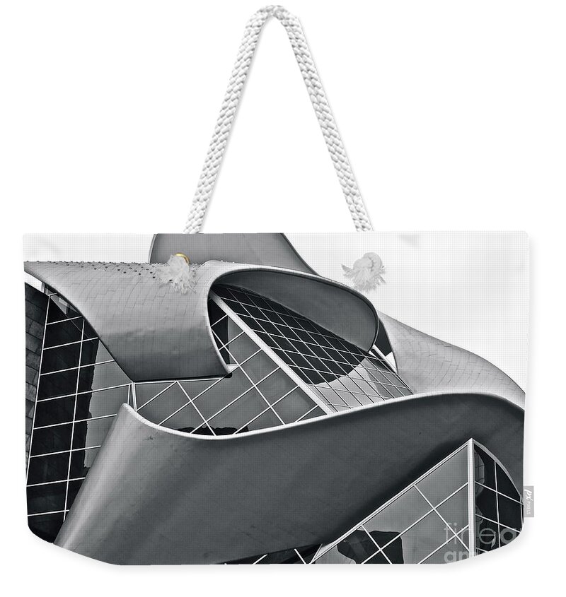 Art Gallery Of Alberta Weekender Tote Bag featuring the photograph Ribbon of Steel 1 by Linda Bianic