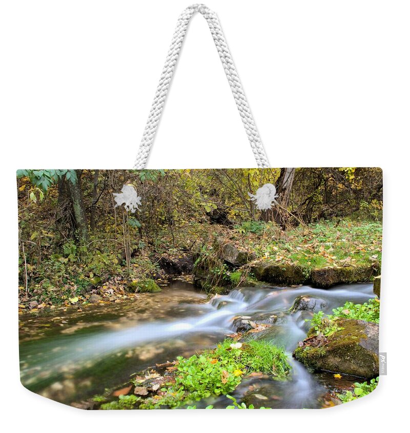 Water Weekender Tote Bag featuring the photograph Richmond Springs by Bonfire Photography