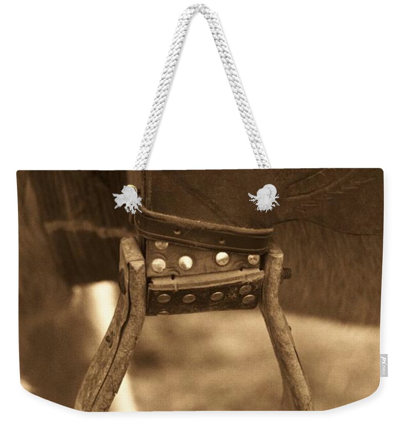 Horse Weekender Tote Bag featuring the photograph Ride On by Brandi Mavretic