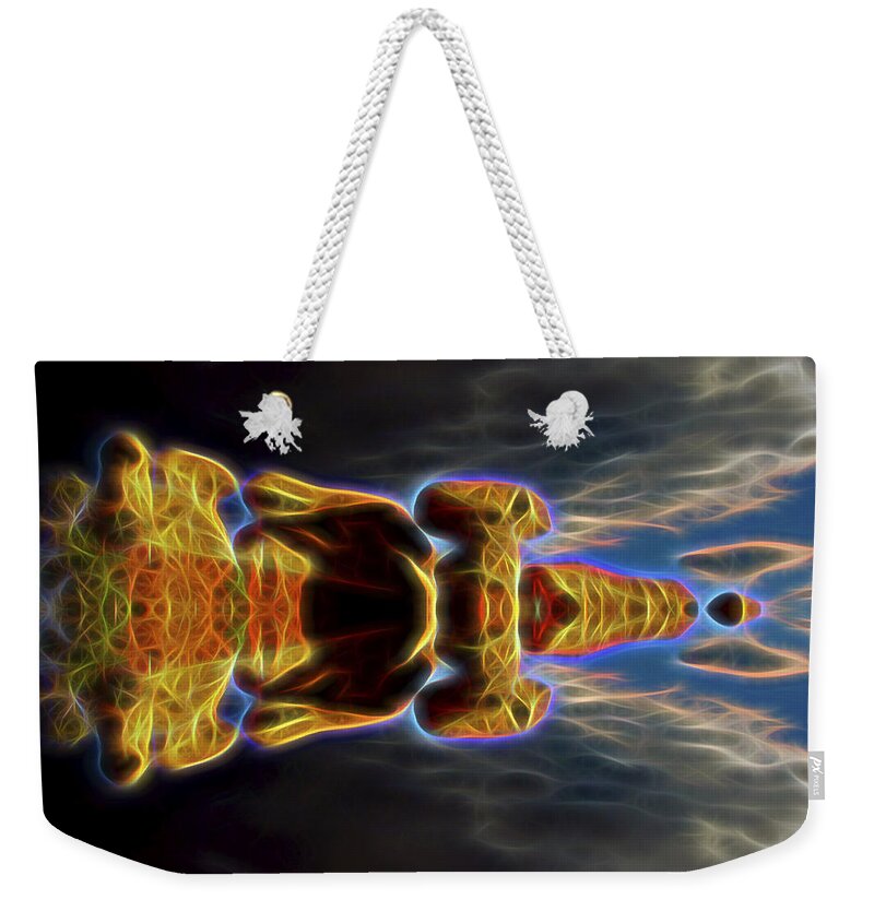 Nature Weekender Tote Bag featuring the digital art Right Angles To Infinity by William Horden
