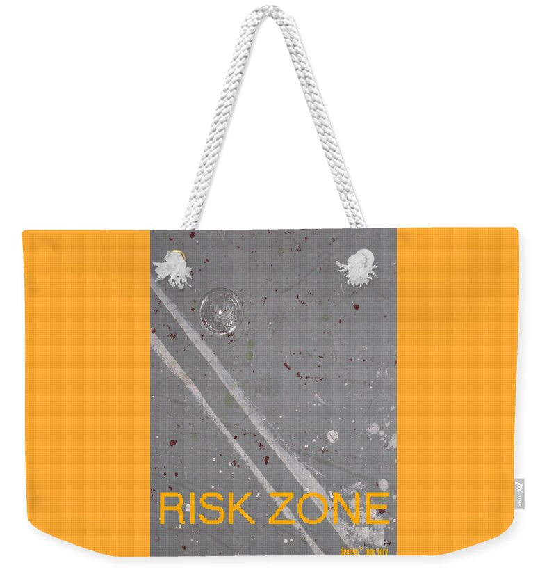 Risk Weekender Tote Bag featuring the photograph Risk Zone by Ingrid Van Amsterdam