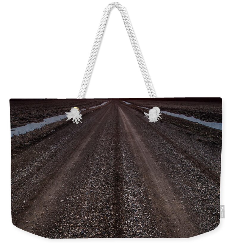 Sun Weekender Tote Bag featuring the photograph Road to the Sun by Aaron J Groen