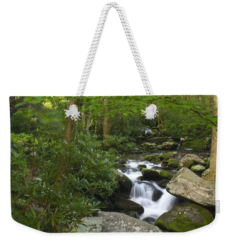 Art Prints Weekender Tote Bag featuring the photograph Roaring Fork by Nunweiler Photography