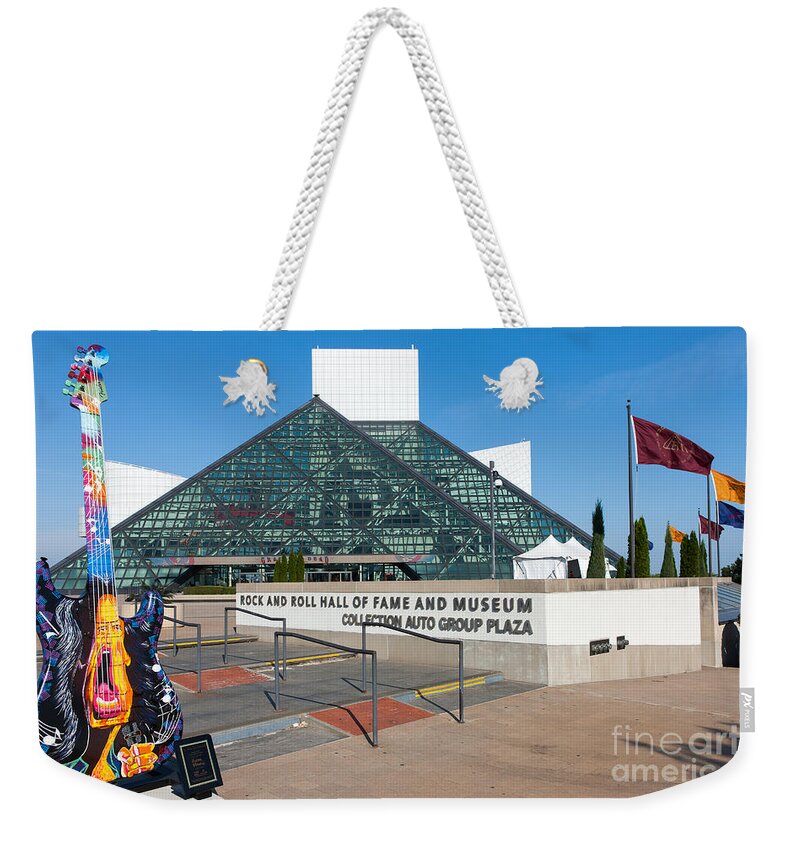 Clarence Holmes Weekender Tote Bag featuring the photograph Rock and Roll Hall of Fame III by Clarence Holmes