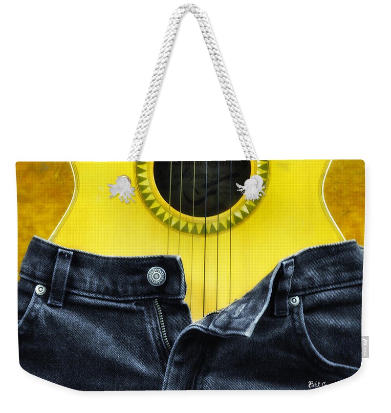 Guitar Weekender Tote Bag featuring the photograph Rock and Roll Woman by Bill Cannon