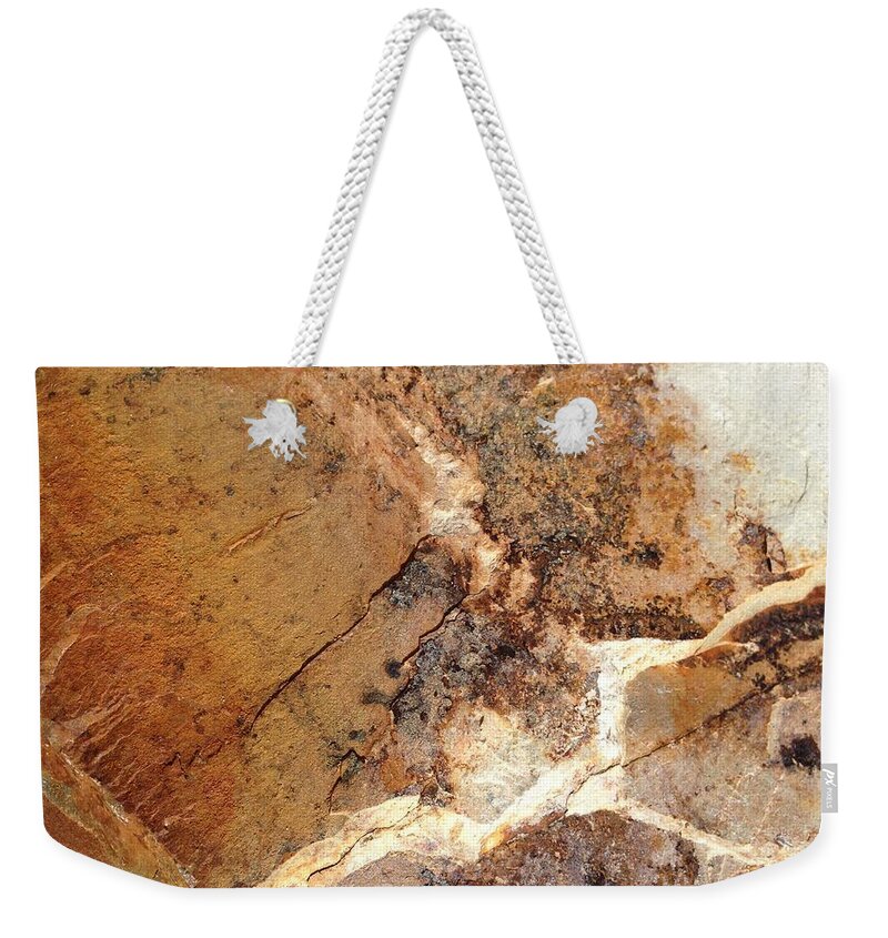Rock Weekender Tote Bag featuring the photograph Rockscape 1 by Linda Bailey