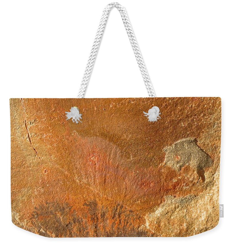 Rock Weekender Tote Bag featuring the photograph Rockscape 6 by Linda Bailey