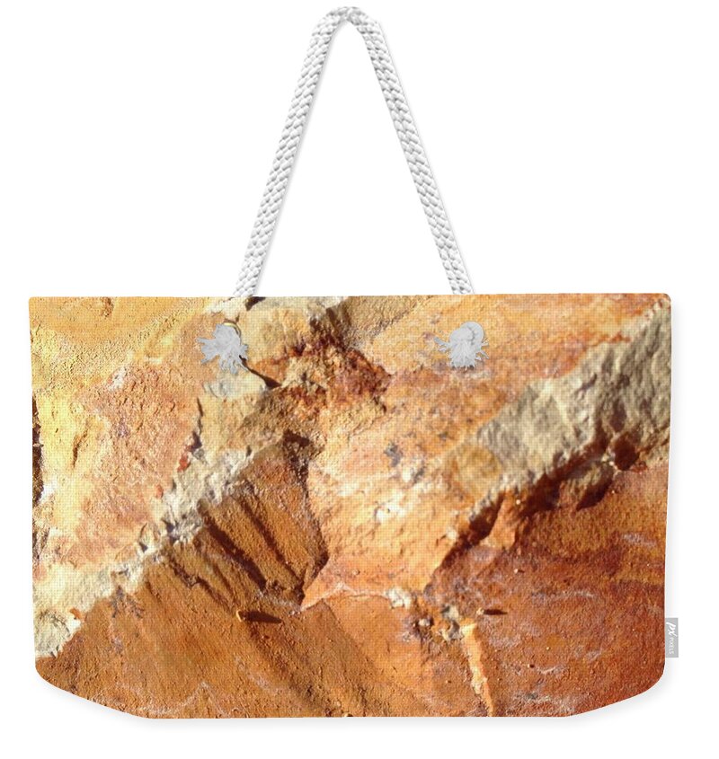 Rock Weekender Tote Bag featuring the photograph Rockscape 8 by Linda Bailey