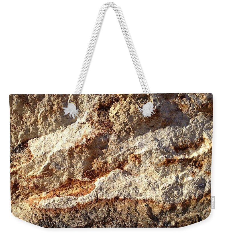 Rock Weekender Tote Bag featuring the photograph Rockscape 9 by Linda Bailey