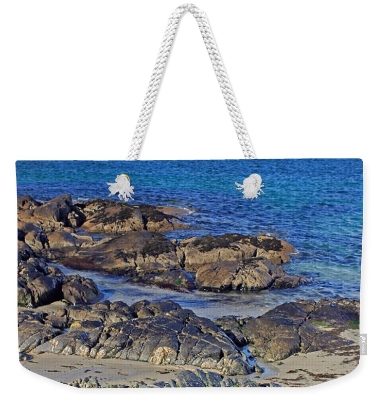 Ireland Weekender Tote Bag featuring the photograph Rocky Coast by Jennifer Robin