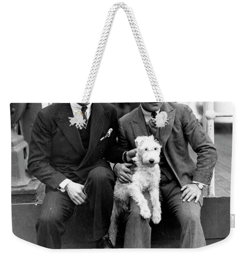 1927 Weekender Tote Bag featuring the photograph Rodgers And Hart by Granger