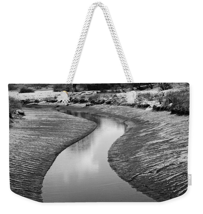 Landscape Weekender Tote Bag featuring the photograph Roman River Bend by David Davies