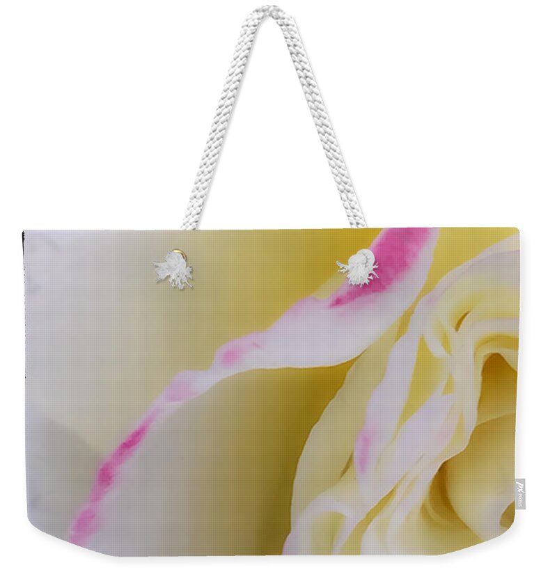 Abstract Weekender Tote Bag featuring the photograph Rose by Jonathan Nguyen