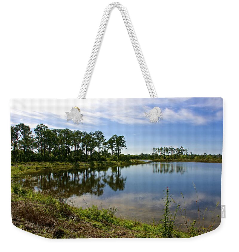 Florida Weekender Tote Bag featuring the photograph Rough Edges by Kathi Isserman