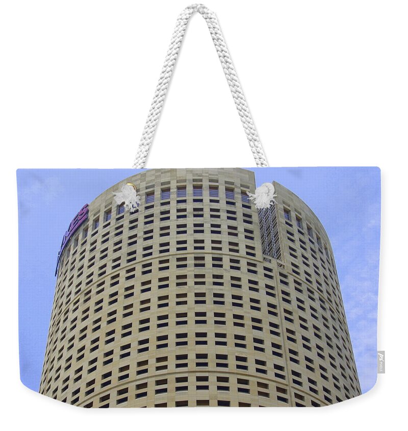 Tampa Weekender Tote Bag featuring the photograph Round Architecture by Laurie Perry