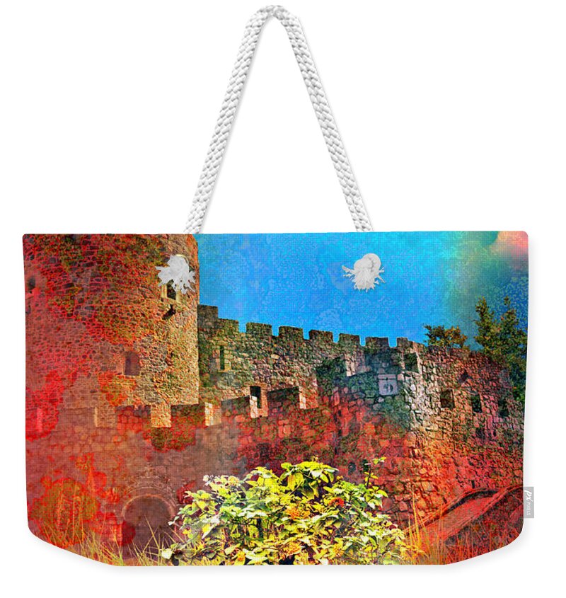 Royal Grove Weekender Tote Bag featuring the painting Royal Grove by Ally White