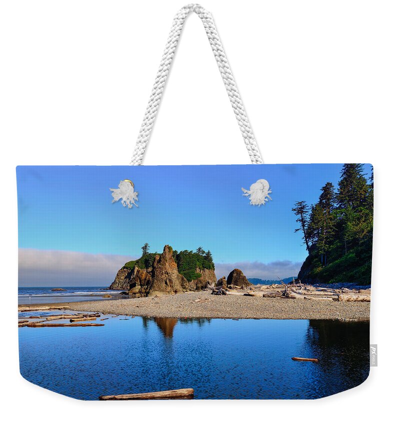 Olympic National Park Weekender Tote Bag featuring the photograph Ruby Beach by Greg Norrell