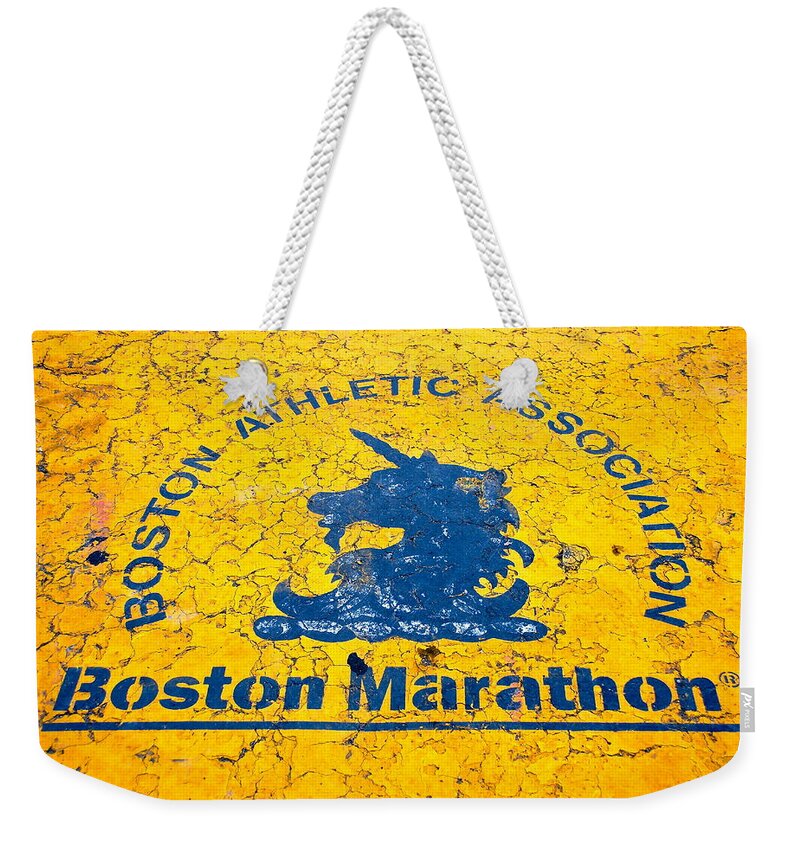 Run Weekender Tote Bag featuring the photograph Runners by Norma Brock
