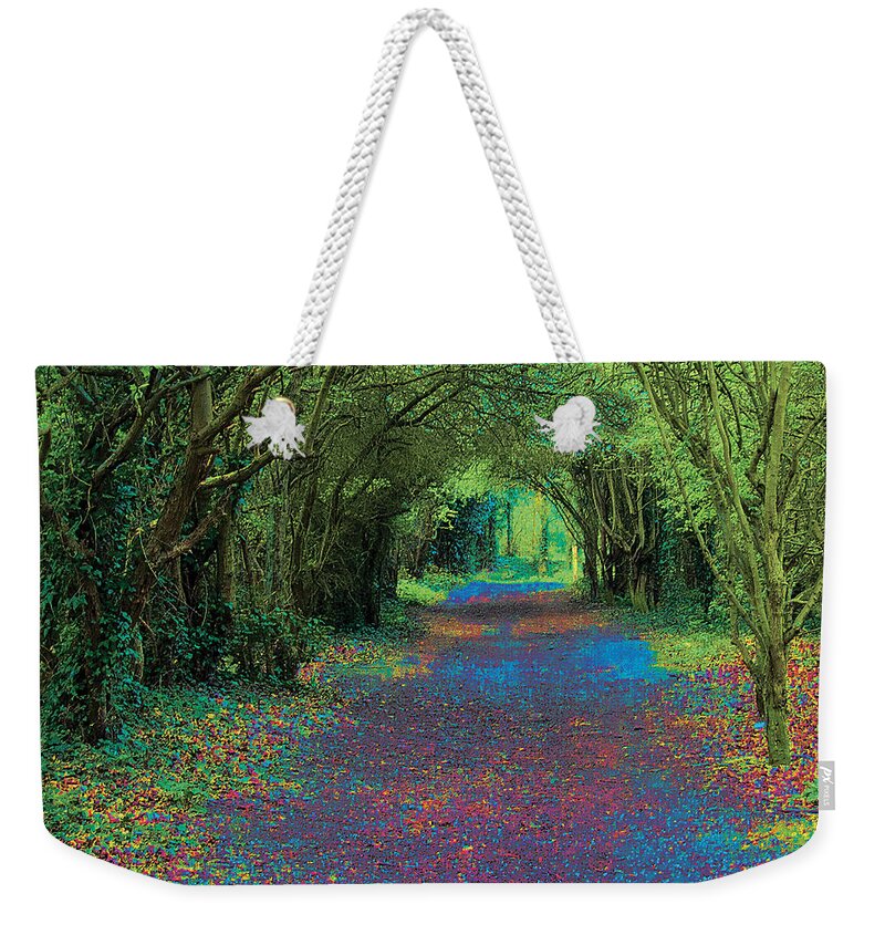 Footpath Photographs Weekender Tote Bag featuring the photograph Rush Avenue by David Davies