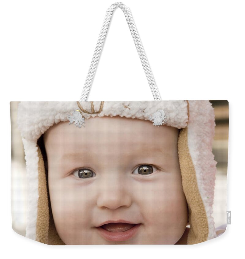 Baby Weekender Tote Bag featuring the photograph Russell the Muscle by Rich Franco